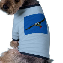 Puffin in flight dog tshirt