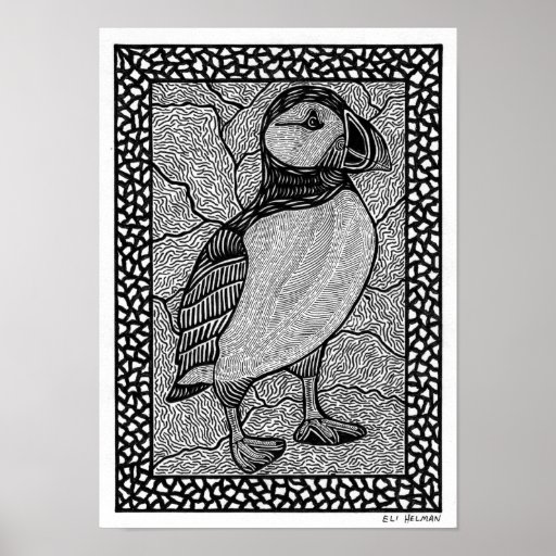 Puffin Poster