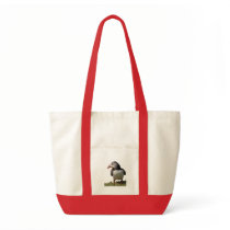 Puffin with attitude bags by cARTerART Puffin with attitude bags