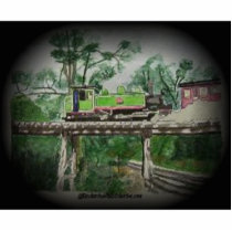 Puffing Billy photo sculptures