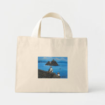 Puffins at Skellig Michael Bags