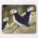 Puffins mousepads by Laura_Regan_Artist Puffins mousepads