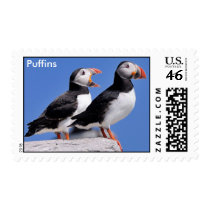 Puffins postage stamps stamps
