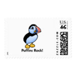 Puffins Rock! Postage Stamp