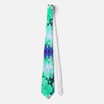 puffs blue green ties by DonnaGraysonAbstract puffs blue green ties