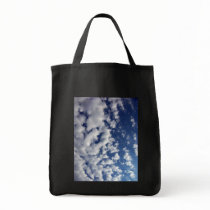 Puffy Clouds On Blue Sky bags