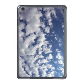 Puffy Clouds On Blue Sky Case For iPad Mini