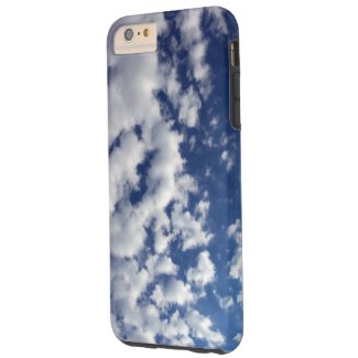 Puffy White Clouds On Blue Sky iPhone 6 Plus Case