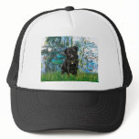 Pug 13 (black) - Lilies 1 Mesh Hat