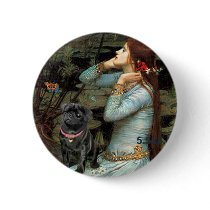 Pug 14 (black) - Ophelia Seated buttons