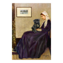 Pug 14 (black) - Whistlers Mother posters