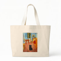 Pug 17 (black) - The Room Tote Bag