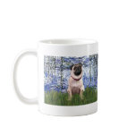 Pug 1 - Lilies 6 Mugs