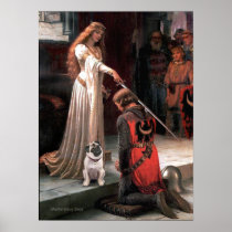 Pug 5 (fawn) - The Accolade Posters