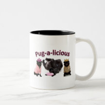 Pug-A-Licious Coffee Mug