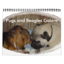 Pug and Beagle 2012 Calendar
