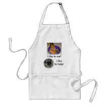 Pug and Beagle Apron by pugsandbeagles Pug and Beagle Apron