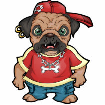 PUG ATTITUDE Photo Sculpture