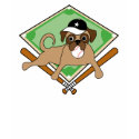 Pug Baseball Ts - black, white hat - Personalize! t-shirts by designsbydandy Pug Baseball Ts - black, white hat - Personalize! t-shirts