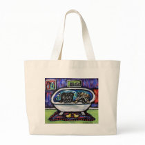Pug Bathtime Canvas Bag