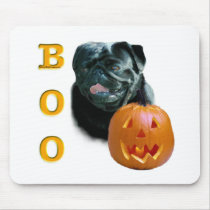 Pug (black) Boo mousepads