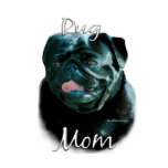 Pug (blk) Mom 2 Shirts