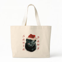 Pug (blk) Santa Paws Bags