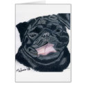 Pug & Bulldog mix - Jaba cards