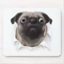 Pug Busting Out mousepad