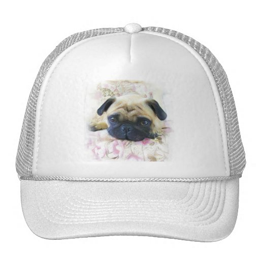 Pug cap mesh hats