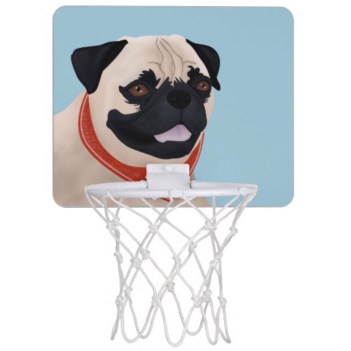 pug basketball pug mini basketball hoop zazzle pug basketball pug mini basketball hoop zazzle