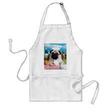 Pug Chef Apron