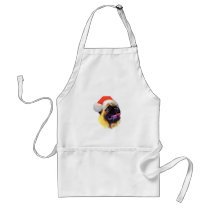 Pug Christmas Apron