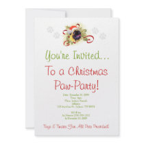 Pug Christmas Invitation by jaisjewels Pug Christmas Invitation