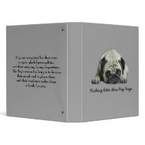Pug Clown At Heart Binder