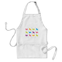 Pug Colors Hearts and Stars! Aprons