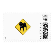 Pug Crossing postage