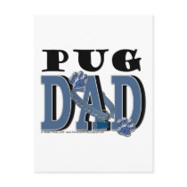 Pug Dad postcards