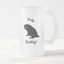 Pug Daddy Frosted Mug mugs