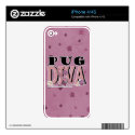 Pug DIVA Decals For The Iphone 4s