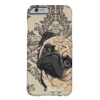 Pug Dog Abstract Pet Pattern Barely There iPhone 6 Case