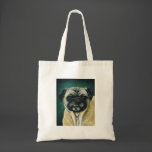 Pug Dog Art - My Happy Face Bag