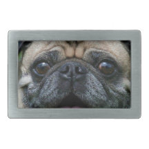 Pug Dog Belt Buckles