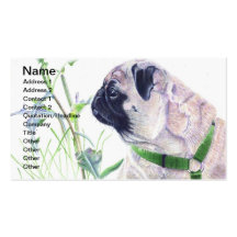 Pug Dog Business Cards
