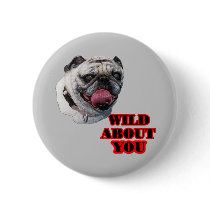 Pug Dog buttons
