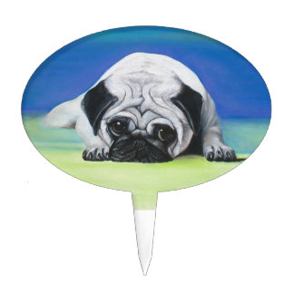 pug cake topper pug cake toppers zazzle pug cake topper pug cake toppers zazzle