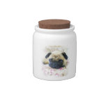 Pug dog candy dish