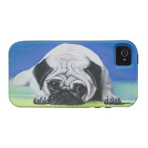 Pug Dog Case-Mate Case Tough Iphone 4 Vibe iPhone 4 Case