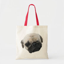 Pug Dog Friend ... かわいい 子犬 Bag
