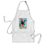 Pug Dog Jester Clown aprons